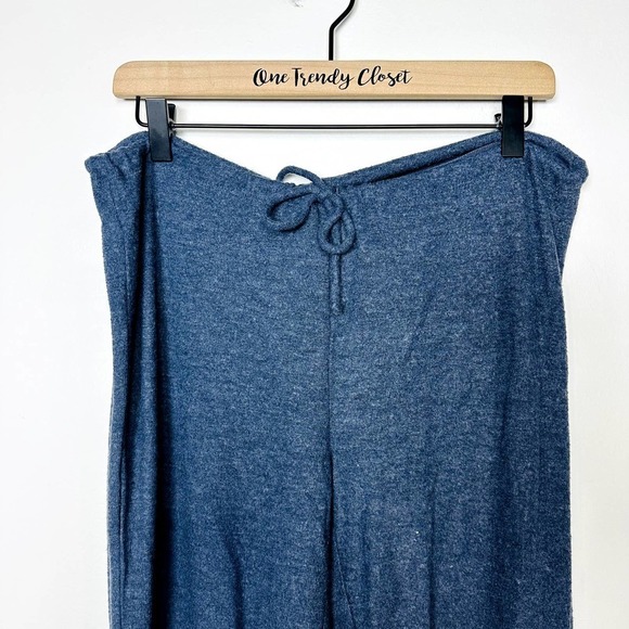 Chaser NWT Drawstring Side Lace Up Lightweight Jogger Pants Aquarius Blue Medium - Picture 3 of 6